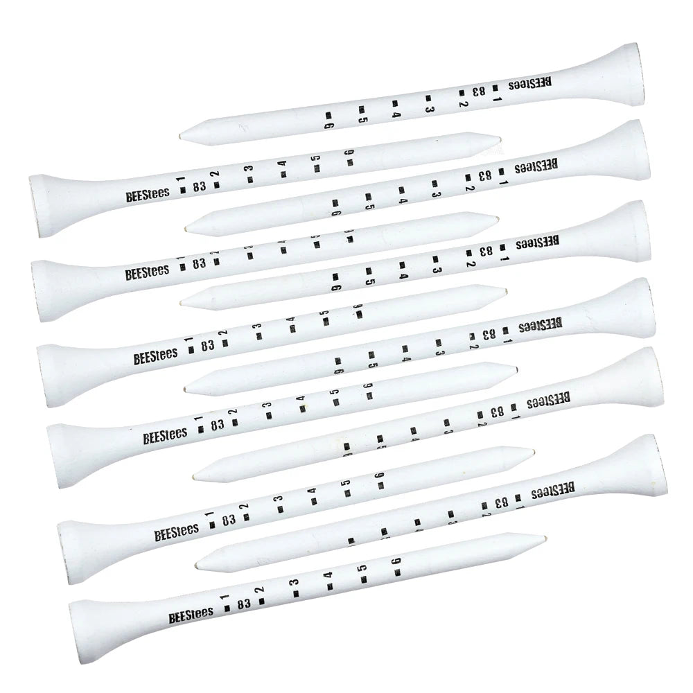 Premium Wooden Golf Tees with Height Marker