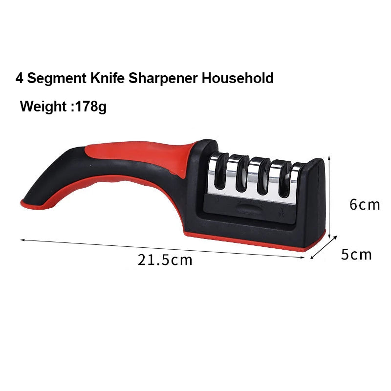 Kitchen 4Segment Knife Sharpener Household