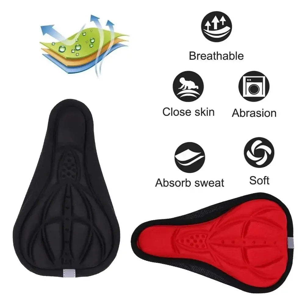 Bicycle Saddle Cover 3D Soft Thickened Sponge