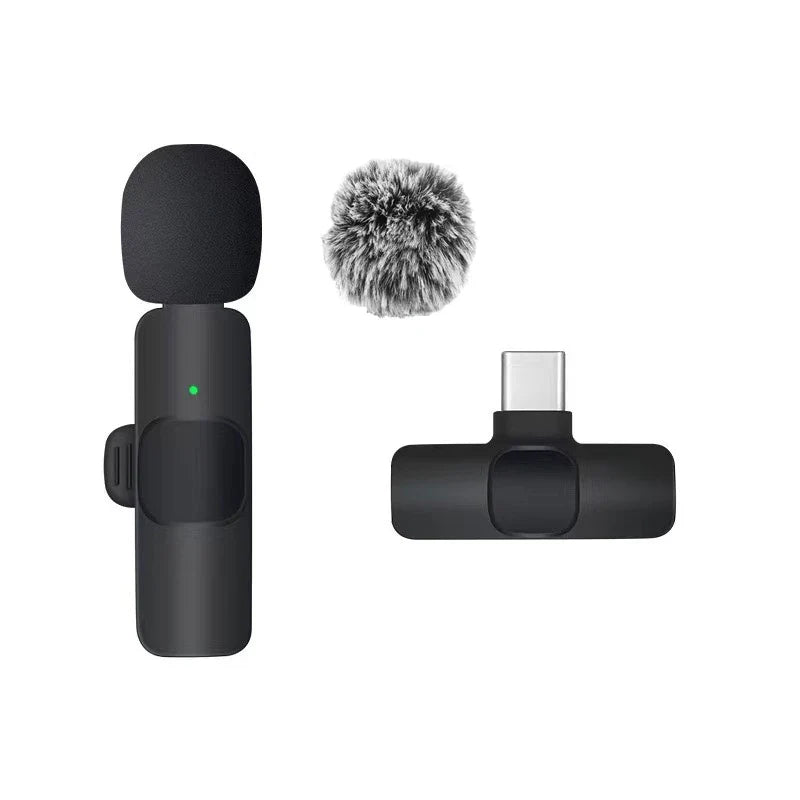 Basix Wireless Lavalier Microphone Audio Recording Mini