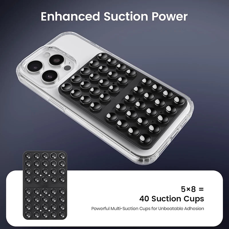 Silicone Double - Sided Suction Cup Phone Case