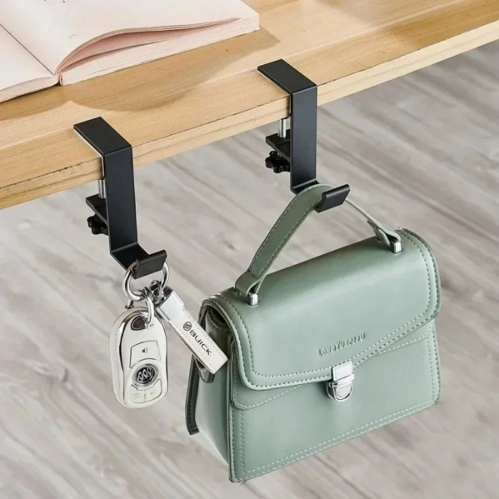 Adjustable Desk Edge Hook Holder