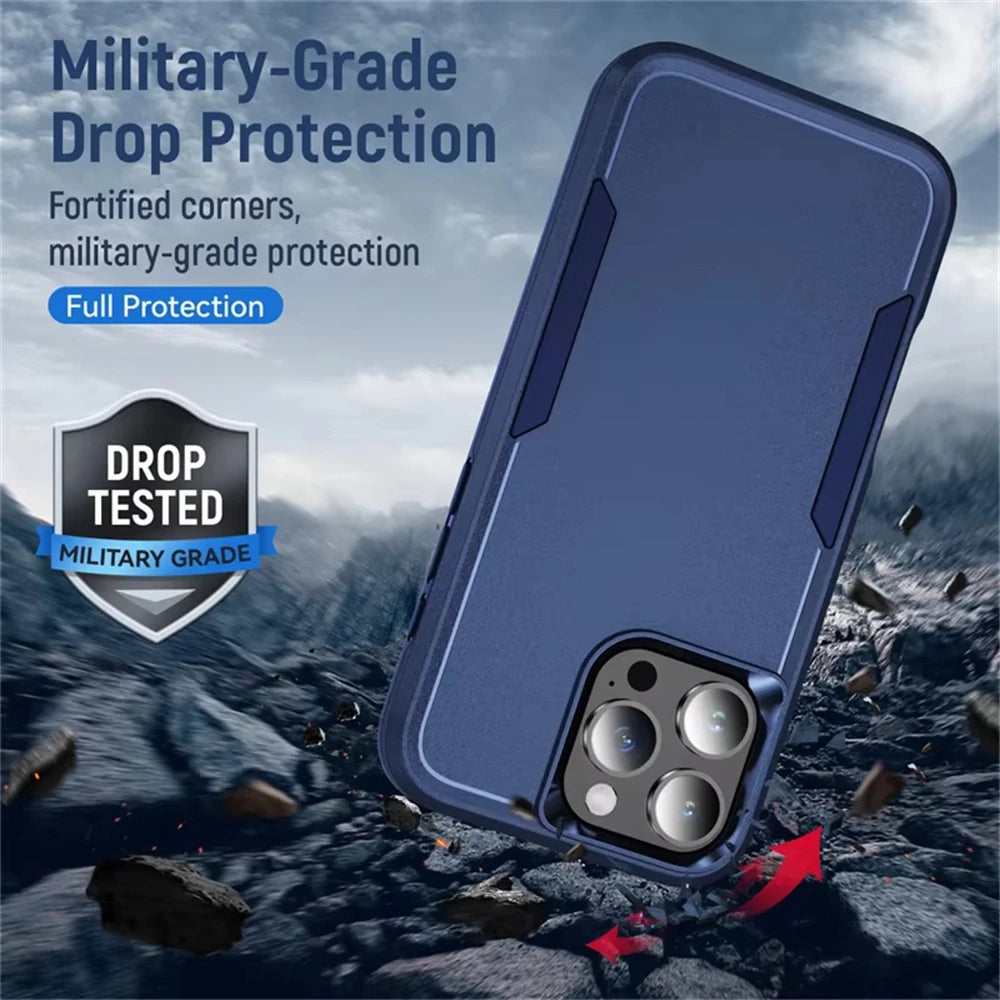 Heavy Duty Drop Shockproof Phone Case For Iphone
