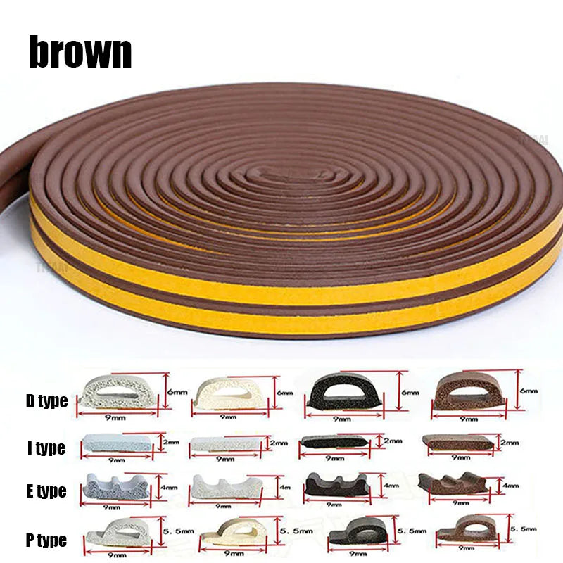 5m/10m Weather Stripping Door Seal Strip Diep