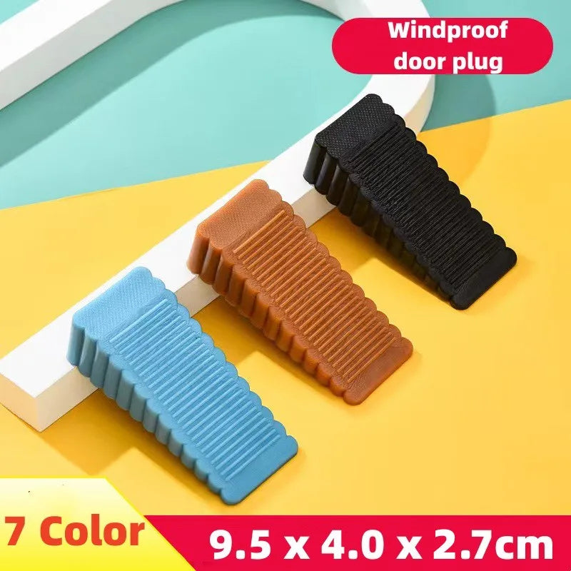 Safety Silicone Door Stop Stoppers Block Wedge