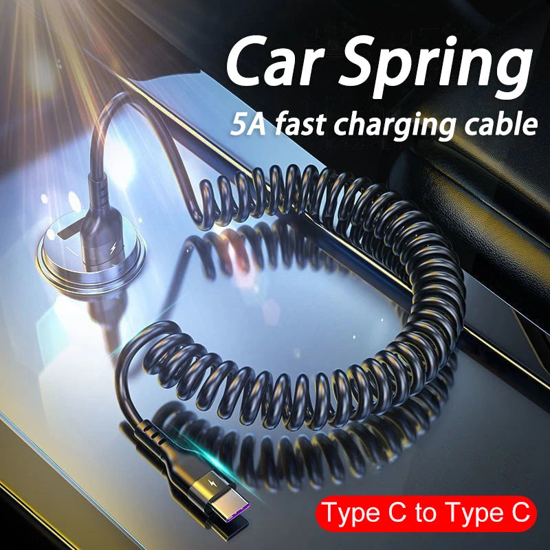 USB Type C 66W Car 5A Fast Charging Type C