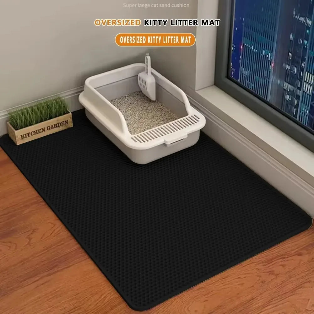 90X60CM Double Layer Waterproof Nonslip Cat