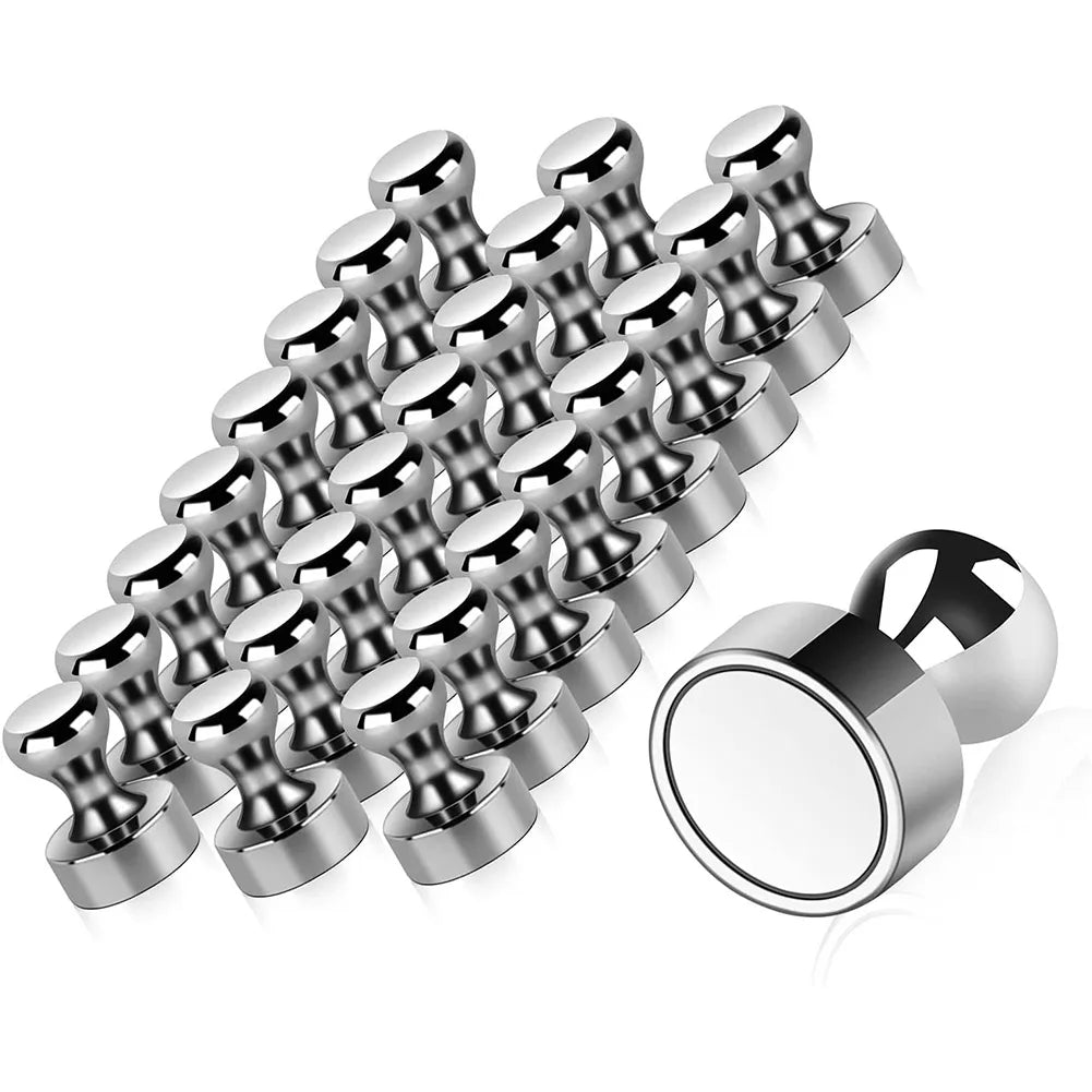 10/20x Magnetic Pins Neodymium Magnets Pin Board