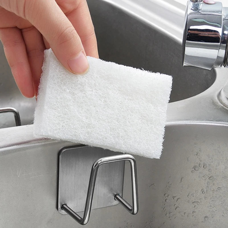 Stainless Steel Sink Sponge Rack For Sponge Steel