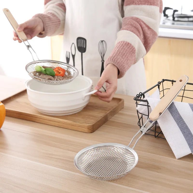 Stainless Steel Fine Mesh Skimmer Spoon