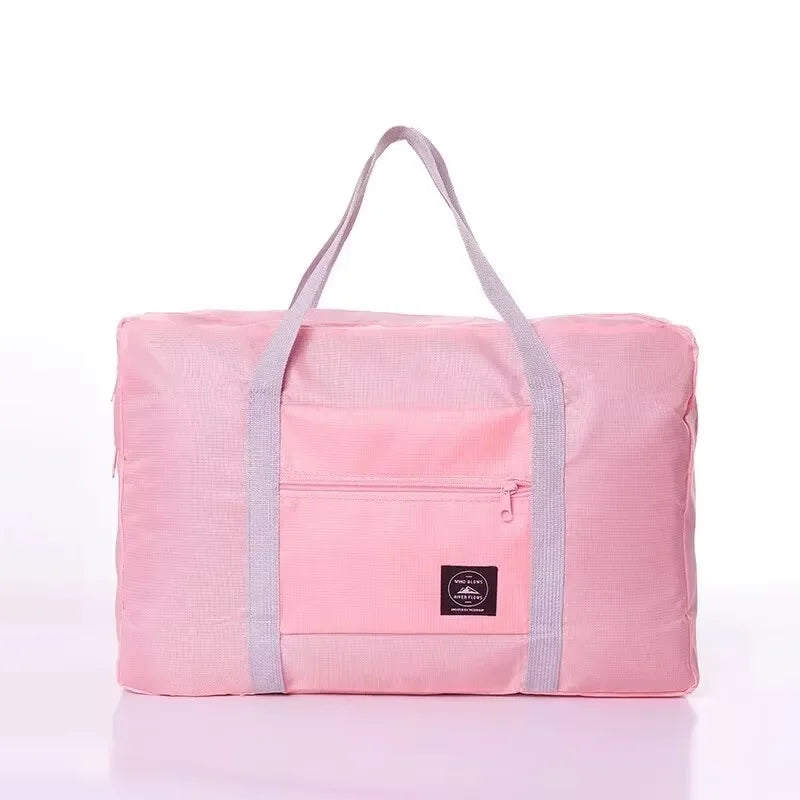 Solid Color Waterproof Folding Travel Bag