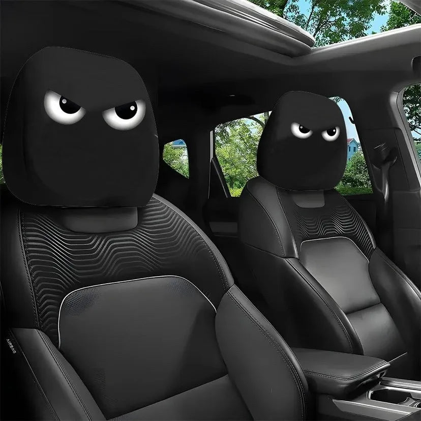 Taie d'oreiller de voiture imprimée visage d'Halloween