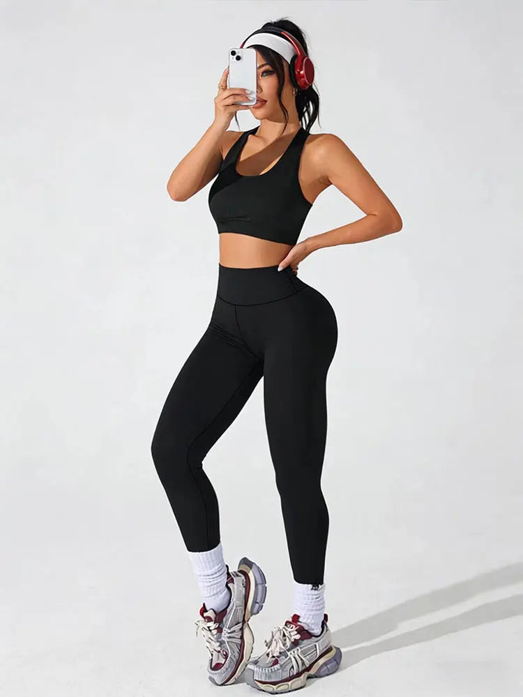 Sexy High Waisted Leggings For Womens Black Tummy