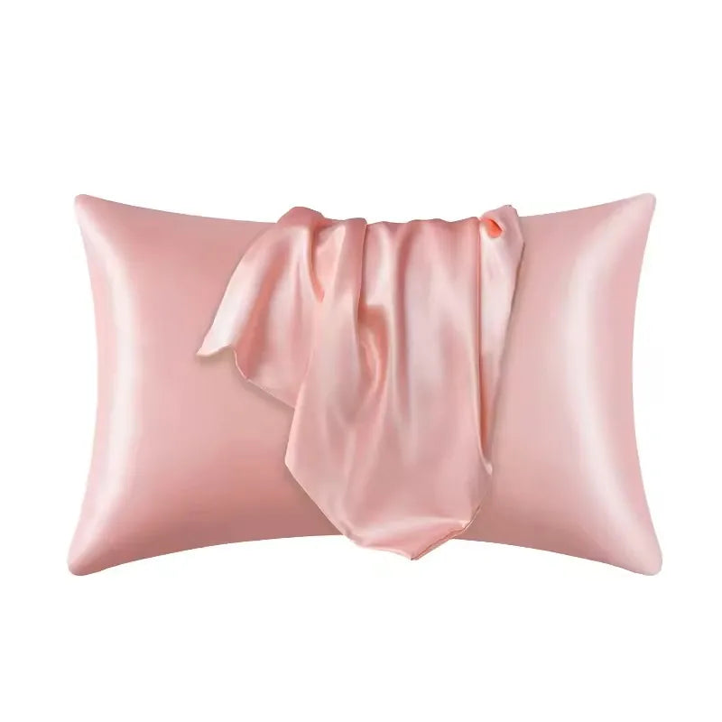 Pillowcase Silk Pillow Cover Silky Satin Hair