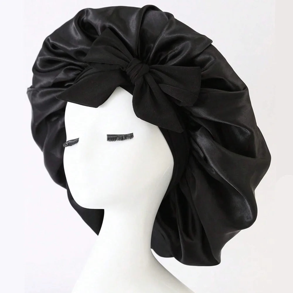 Satin Bonnet Silk Bonnet Adjustable Bonne
