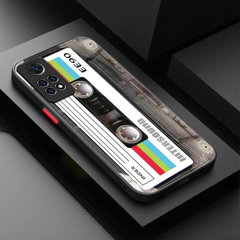 Lucky Tape Pattern Matte Hard Case For Xiaomi