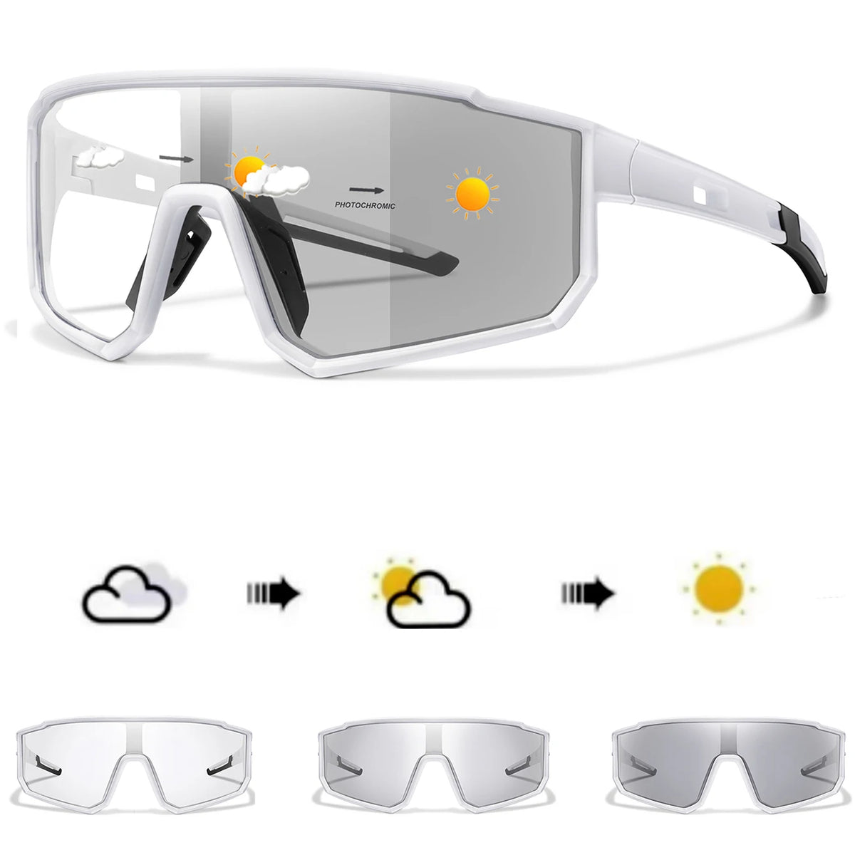 Fashion Brand Men Women Bicycle Photochromic
