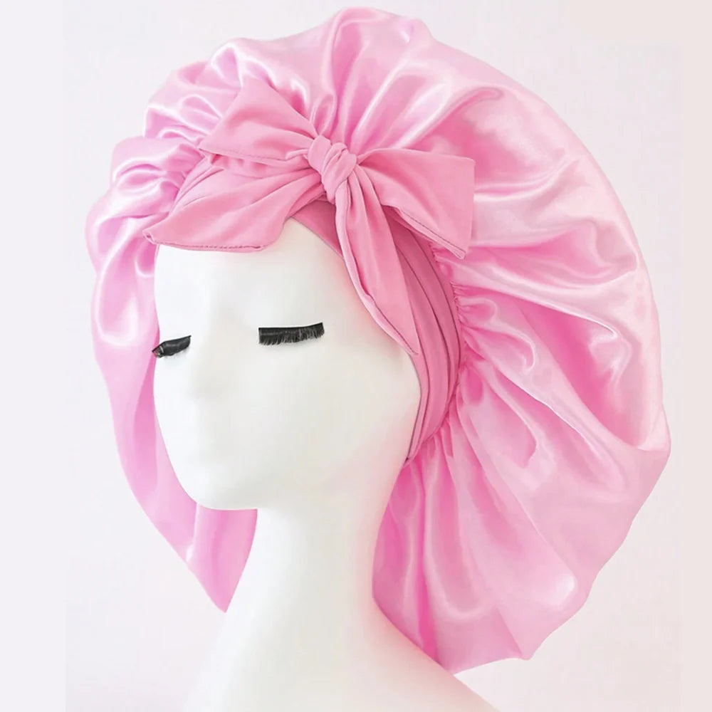 Satin Bonnet Silk Bonnet Adjustable Bonne