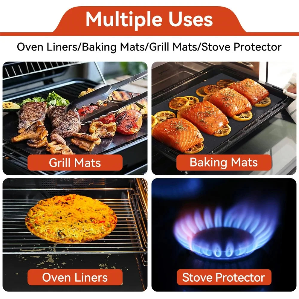 New Oven Liners Reusable Non - stick Anti Dirt