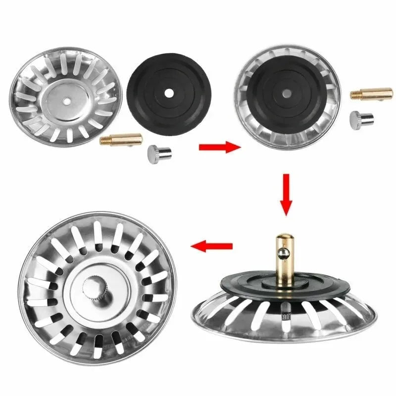 Kitchen Sink Strainer Stopper Waste Plug