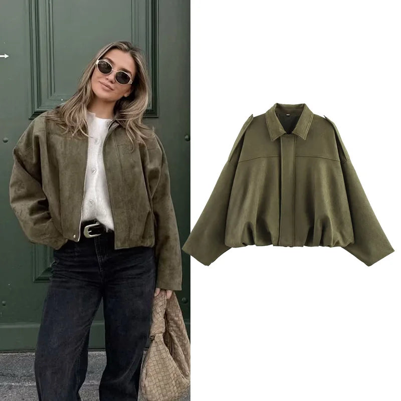 Women's Autumn Jacket Fashion Bomber Jackets Coats
