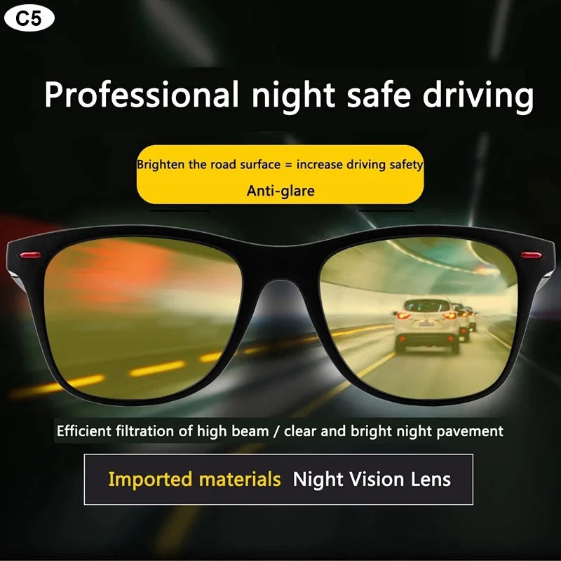 Night Vision Glasses PC Frame Polarized