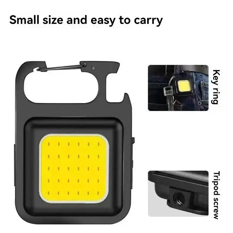Rechargeable COB LED USB Headlamp Strong Magnetic