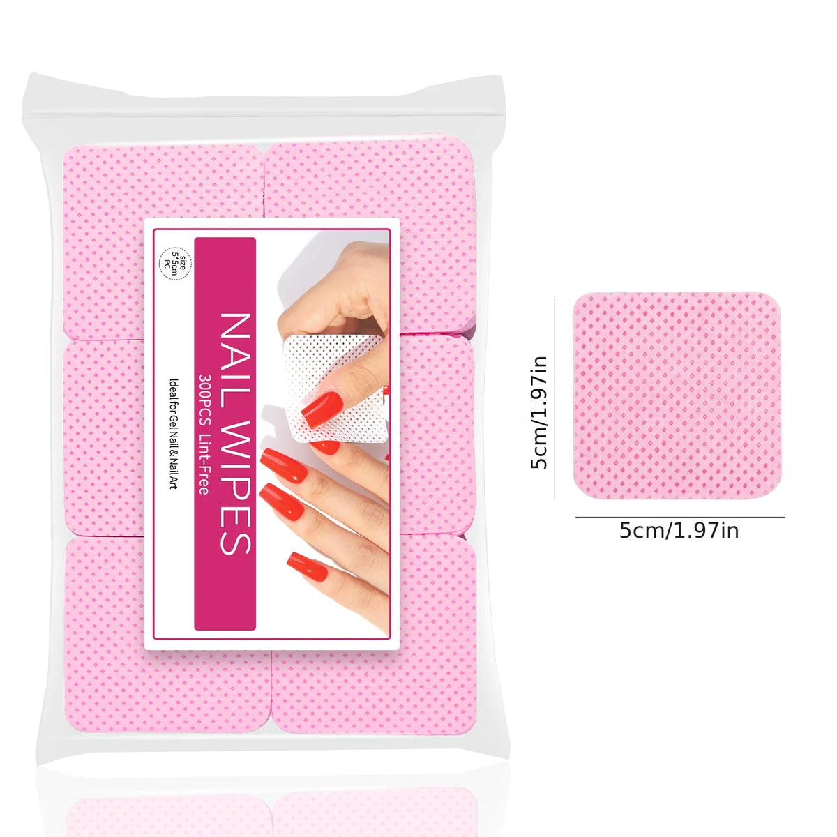 Nail Polish Remover Wipes Nail Cleaning Pads