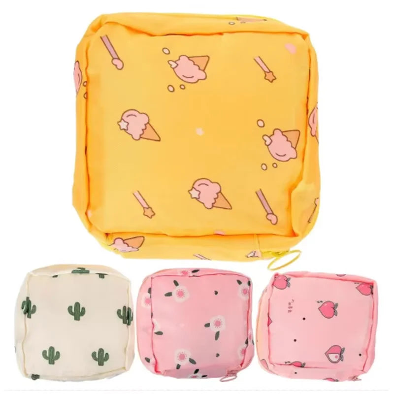 Women Sanitary Napkin Tampon Storage Bag Portable