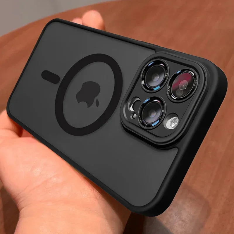 Protecteur d'objectif magnétique de luxe translucide mat
