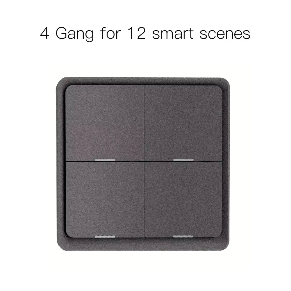 MOES 4 Gang Tuya ZigBee Wireless Scene Switch