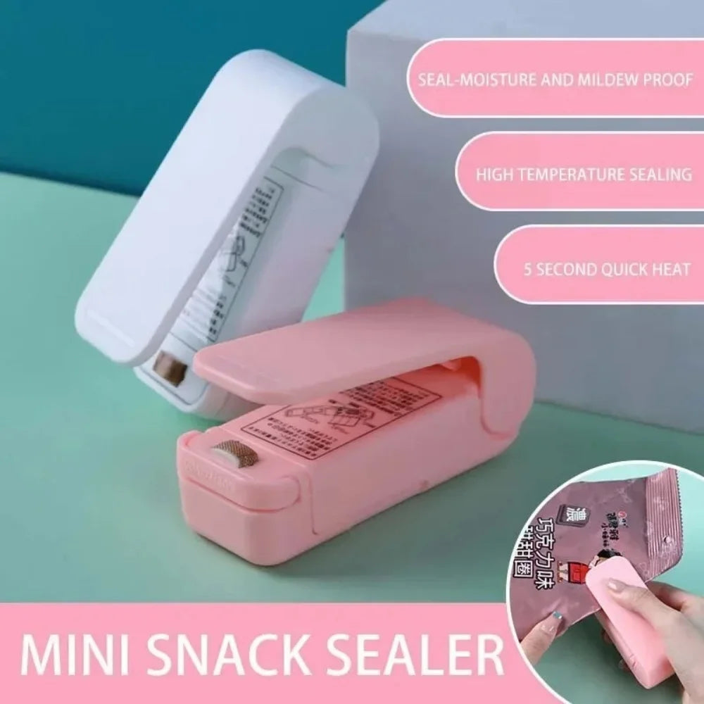 Kitchen Handheld Snack Sealer Snack Bag Clips