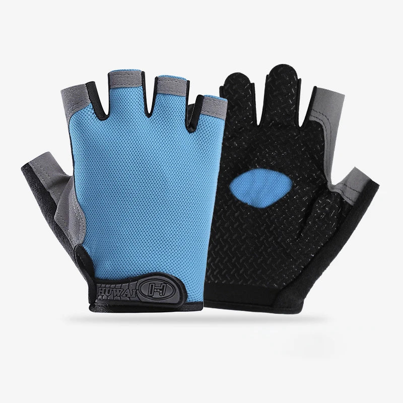 Men Cycling Bicycle Gloves Half Finger Gym Gloves