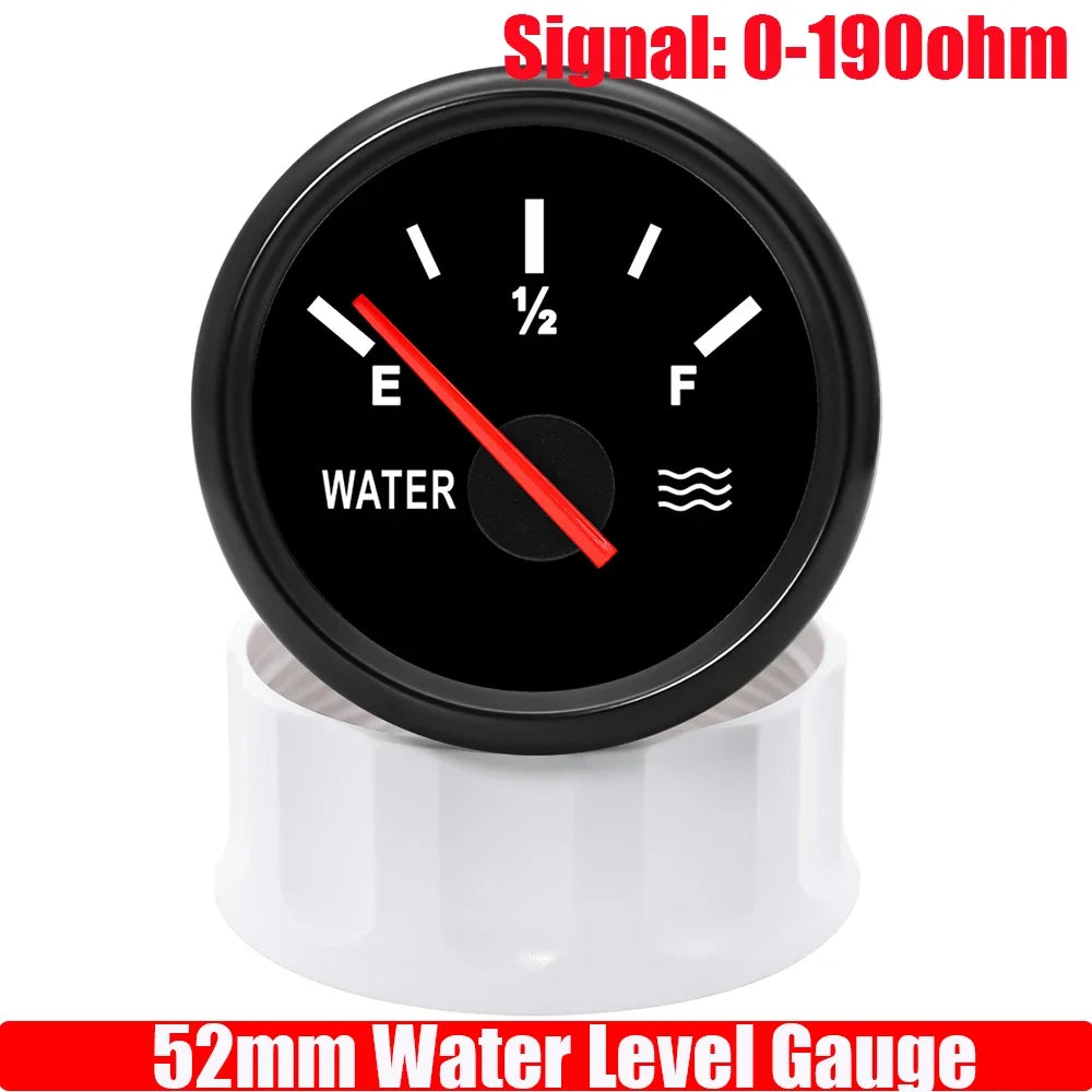 Capteur de niveau d'eau + indicateur de niveau d'eau de 52 mm pour réservoir