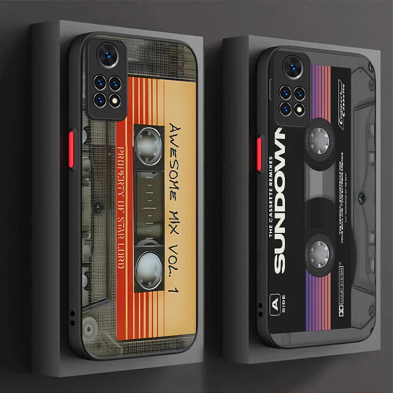 Lucky Tape Pattern Matte Hard Case For Xiaomi