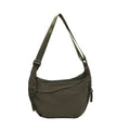 Women'S Simple Solid Color Canvas Dumpling Bag Casual