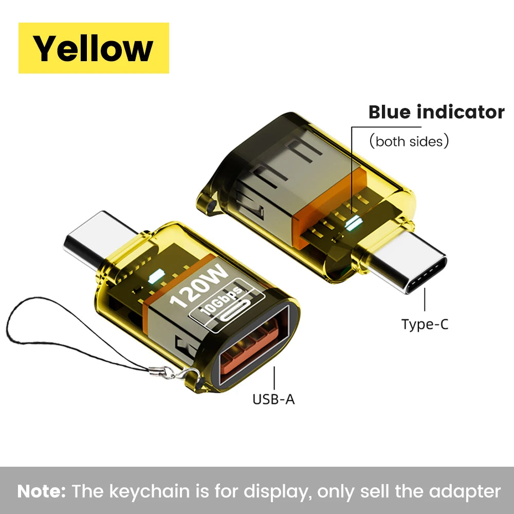 120W USB - C to USB - A OTG Adapter