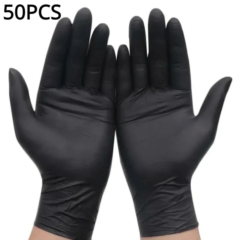 Black Nitrile Gloves Thickened