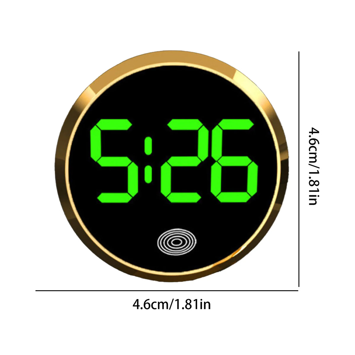Fashionable Car LED Clock Touch - Control Dashboard