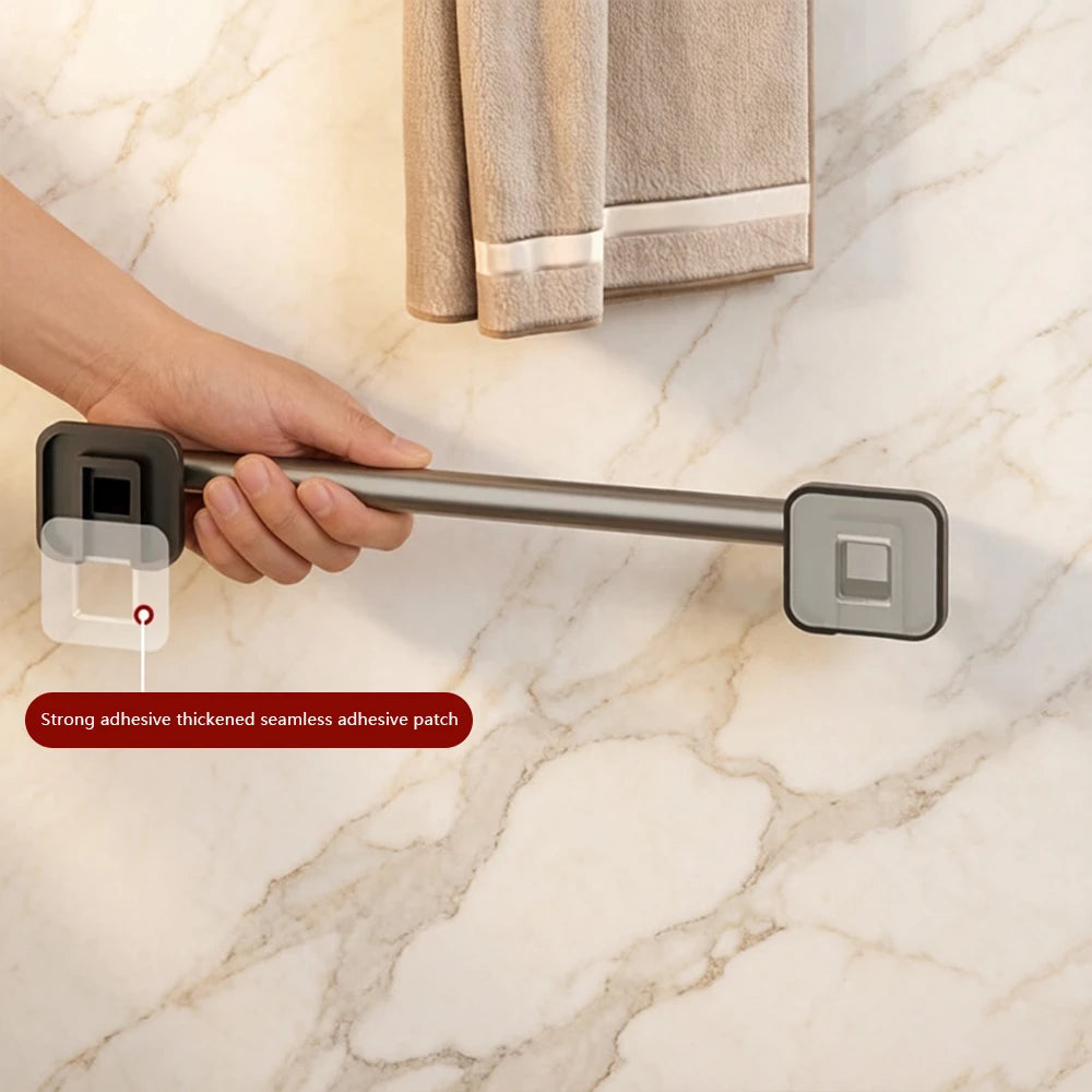 Homefish Towel Rack, Non Perforated Wall Hanging