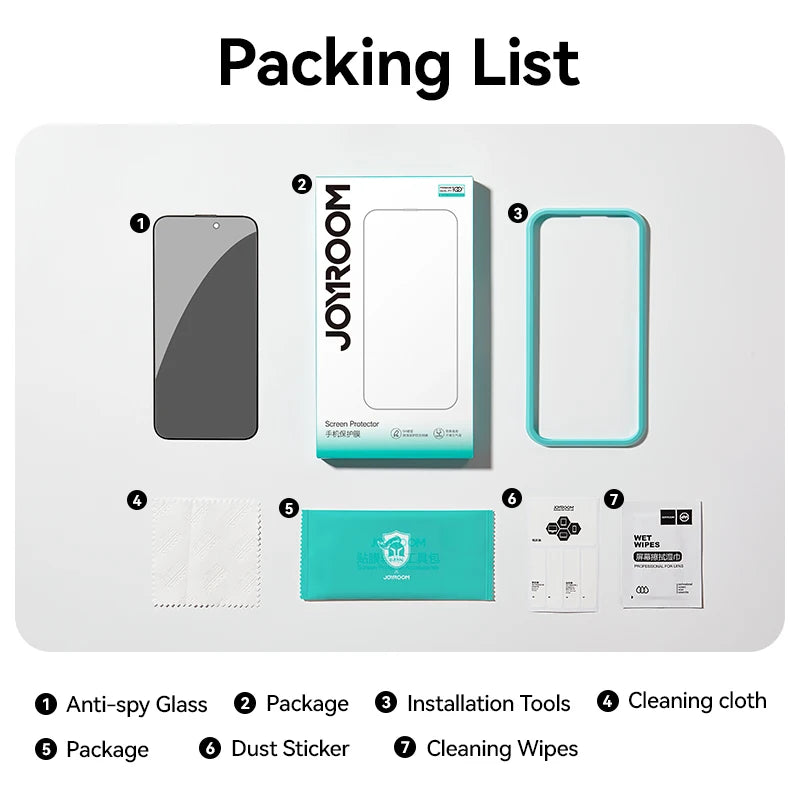 Verre Anti-Espion Joyroom pour iPhone