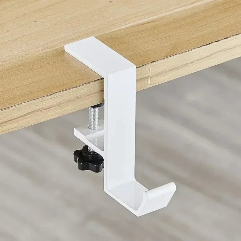 Adjustable Desk Edge Hook Holder