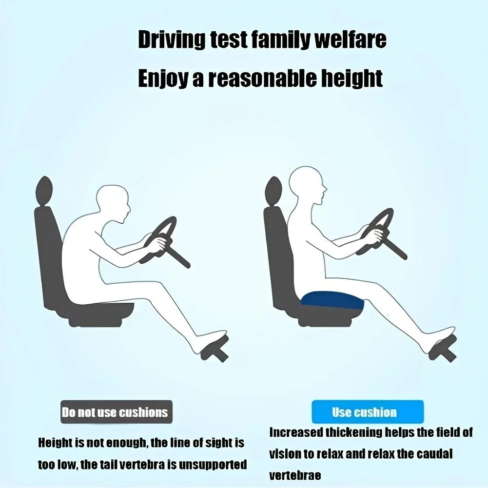 3D Lumbar Support Car Cushion Memory Foam