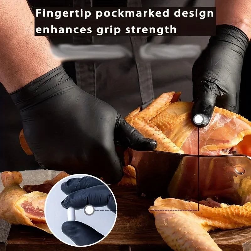Black S/M/L/XL Latex Gloves Pvc Gloves Disposable