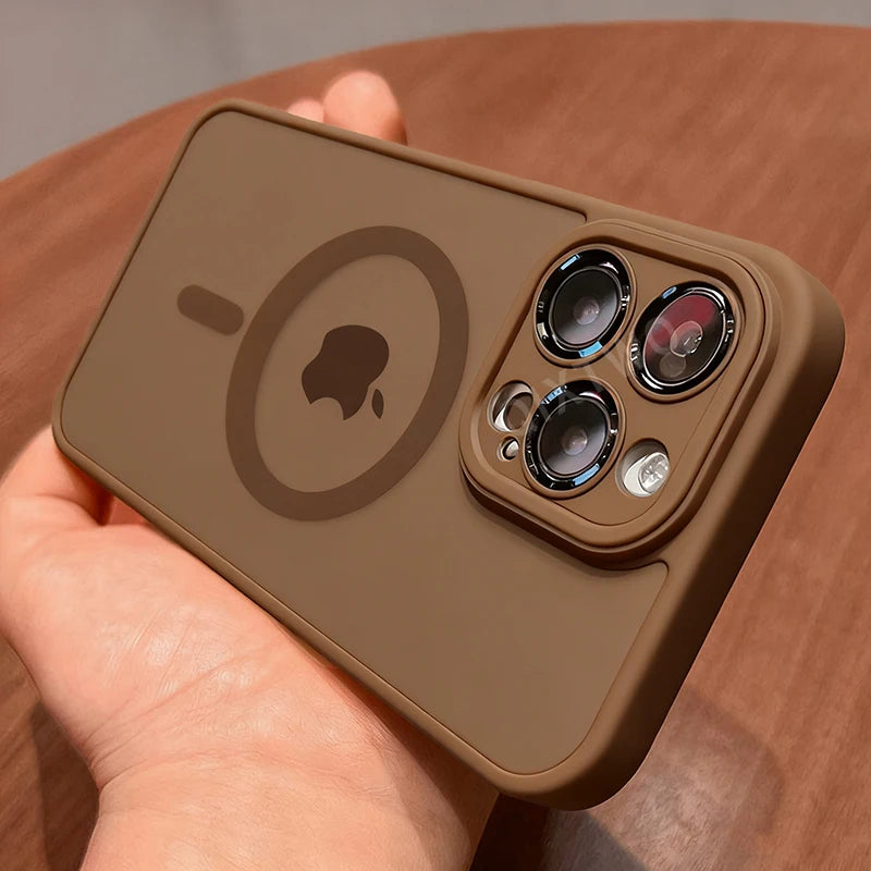Luxury Matte Armor For Magsafe Magnetic Wireless