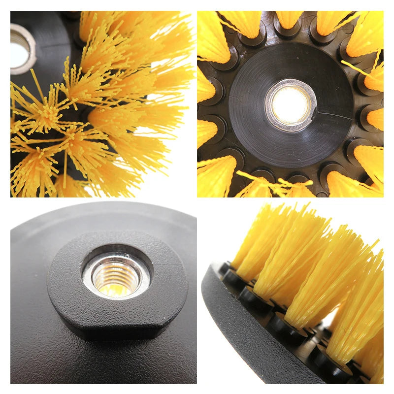 Electric Scrubber Brush Drill Brush Attachment Kit