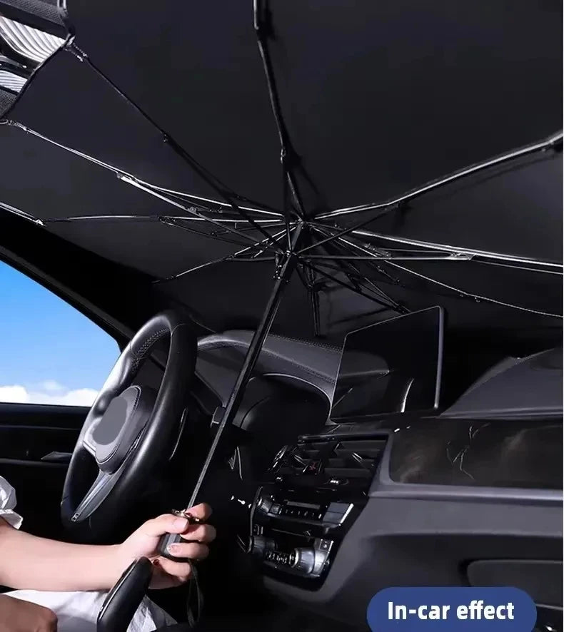 Car Front Windshield Sunshade Umbrella Summer Sun