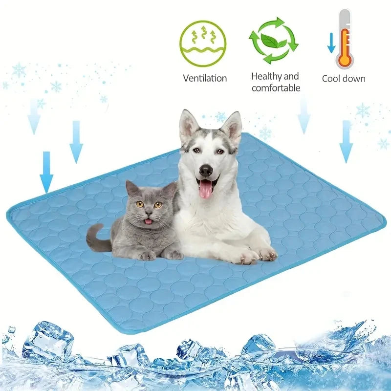 Tapis rafraîchissant pour chien, lit froid pour animaux de compagnie, été, très grande taille