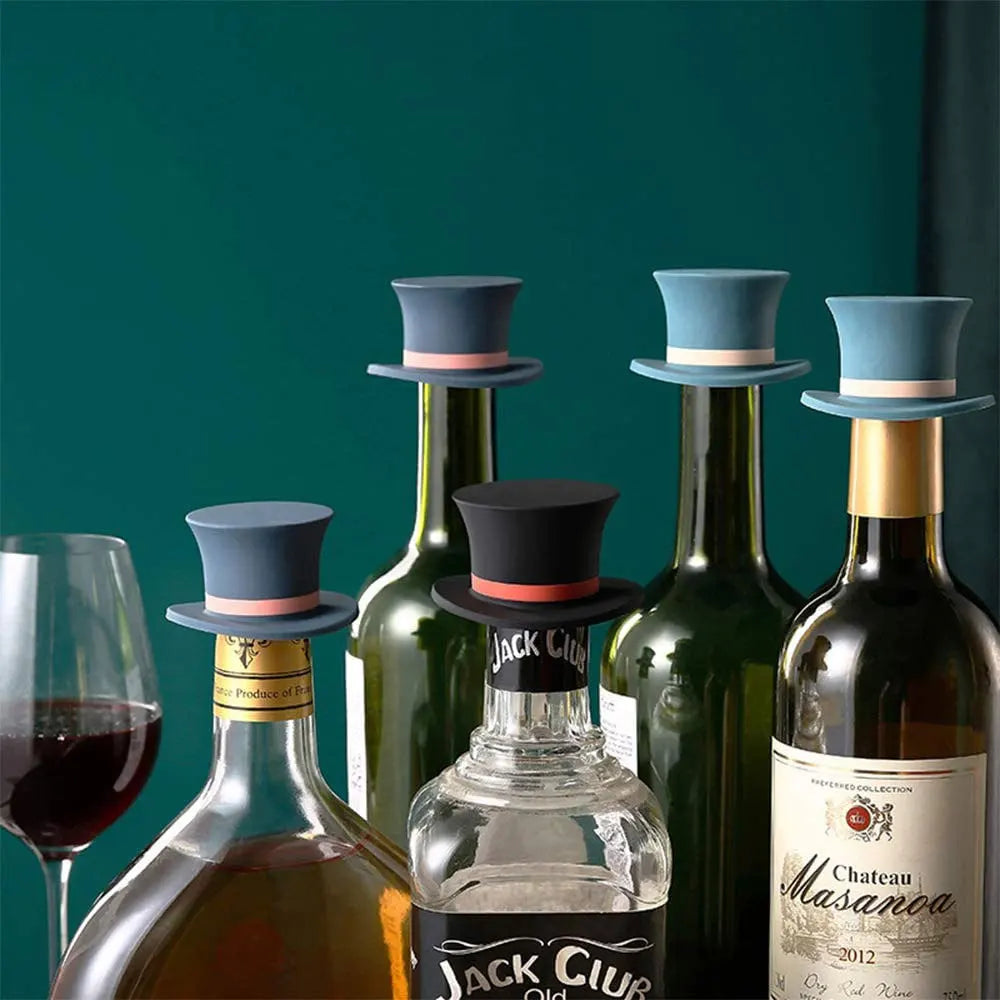 Bouchon de bouteille de vin magique avec joint et couvercle