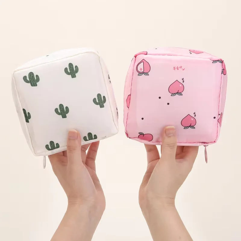 Women Sanitary Napkin Tampon Storage Bag Portable